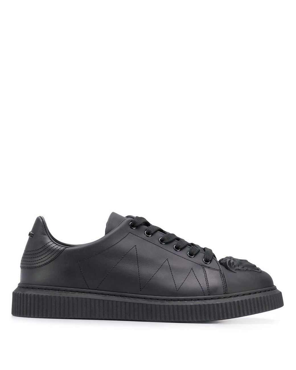 Versace Medusa Head Logo Sneakers in Black for Men | Lyst