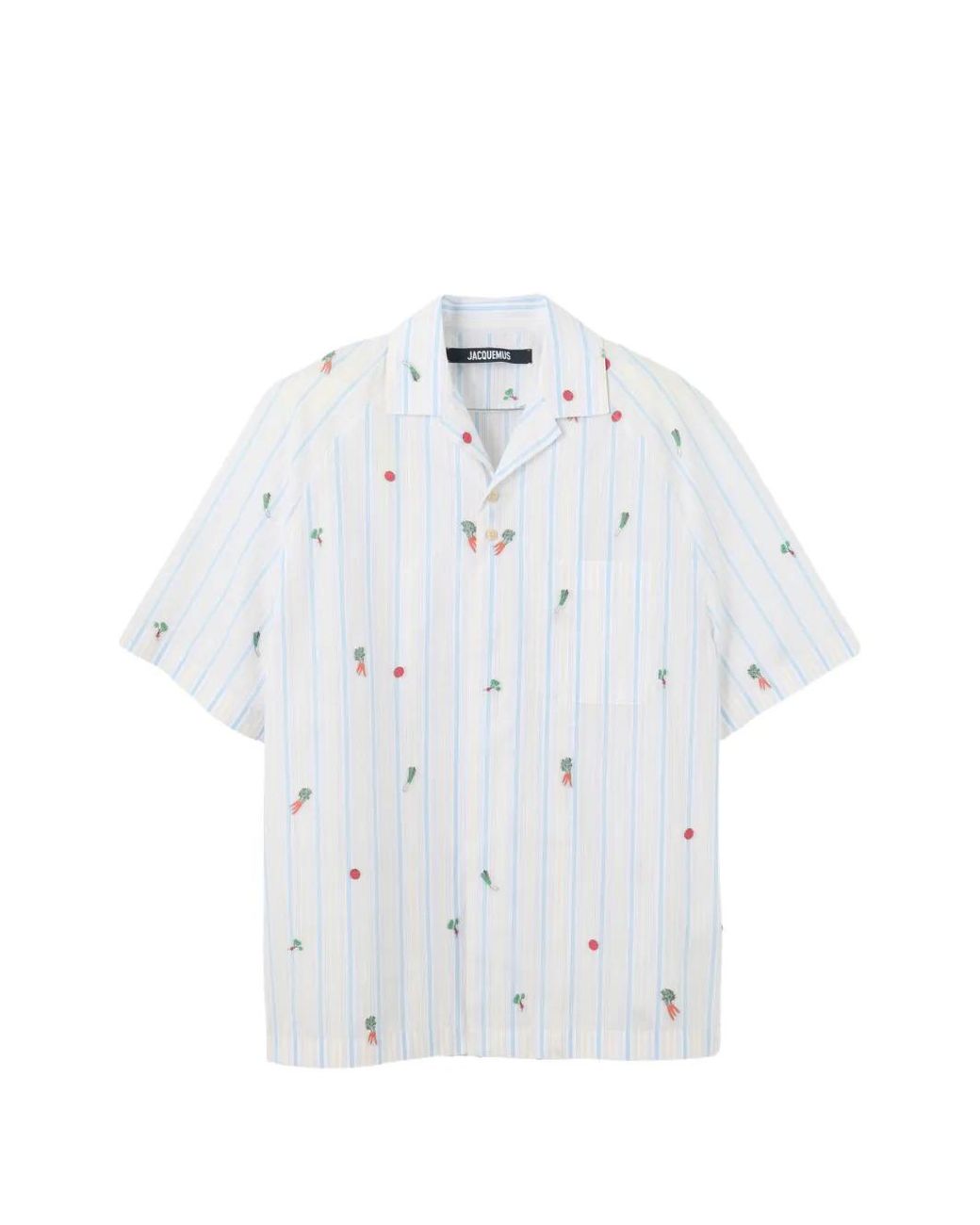 Jacquemus White La Chemise Romarin Shirt for men