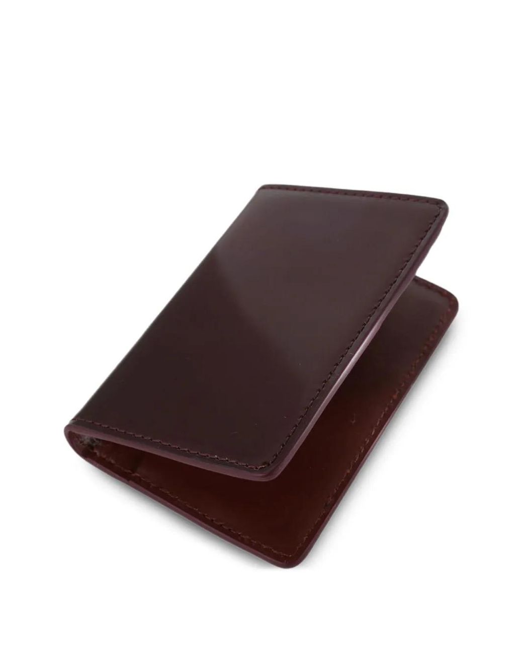 Maison Margiela Brown Bifold Leather Cardholder