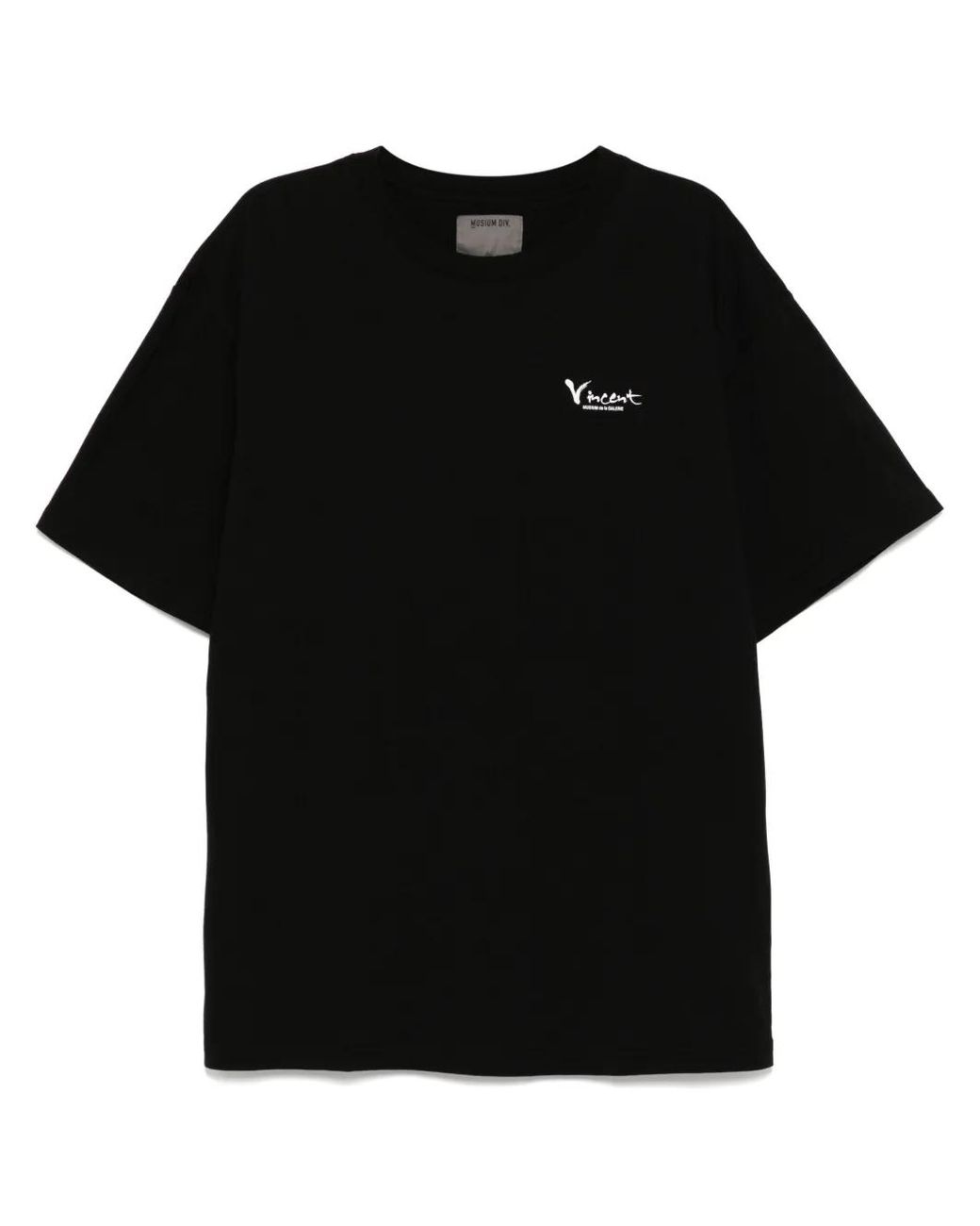 Musium Div. Black Logo-Print T-Shirt for men