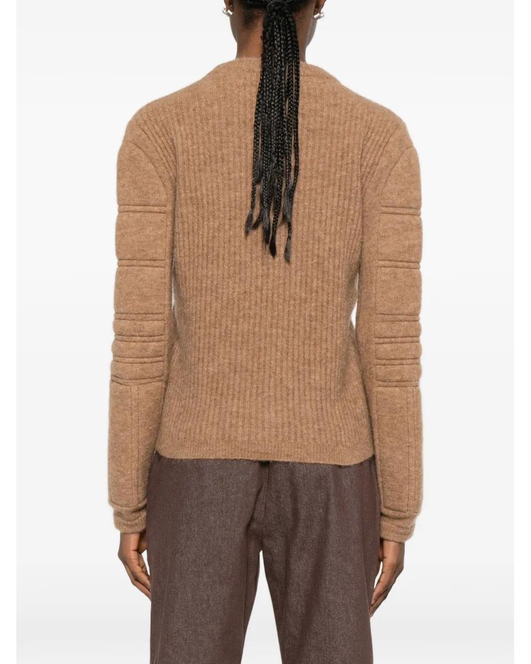 Max Mara Natural Smirne Long-Sleeve Sweater