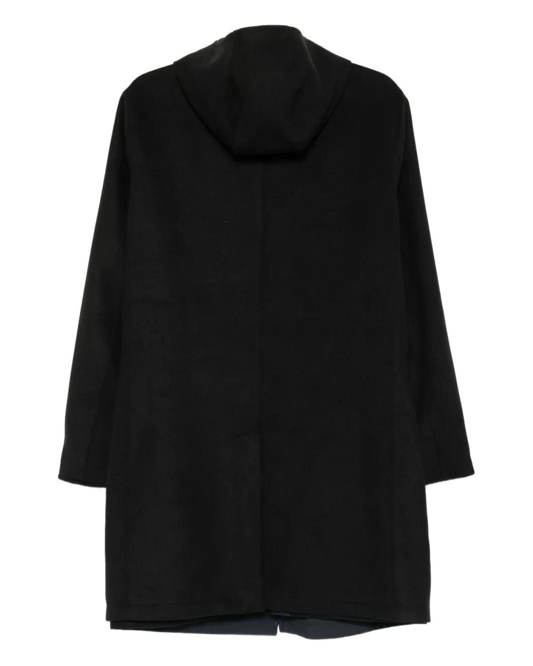 KIRED Black Single-Breasted Coat for men