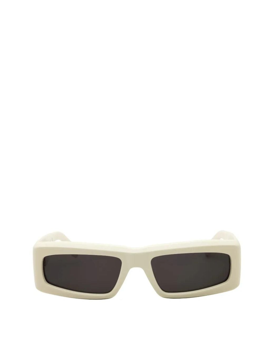 Palm Angels White Yreka Rectangle-Frame Sunglasses