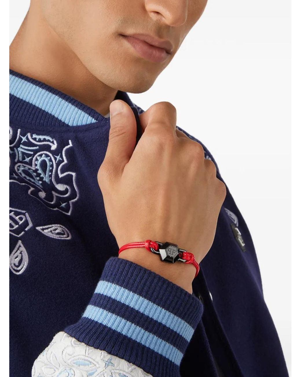 Philipp Plein Blue Edge Bracelet for men