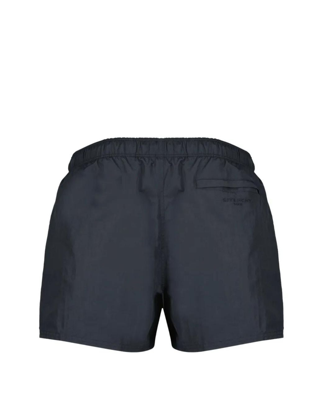 Givenchy Blue Swim Shorts With Paris Embroidery for men