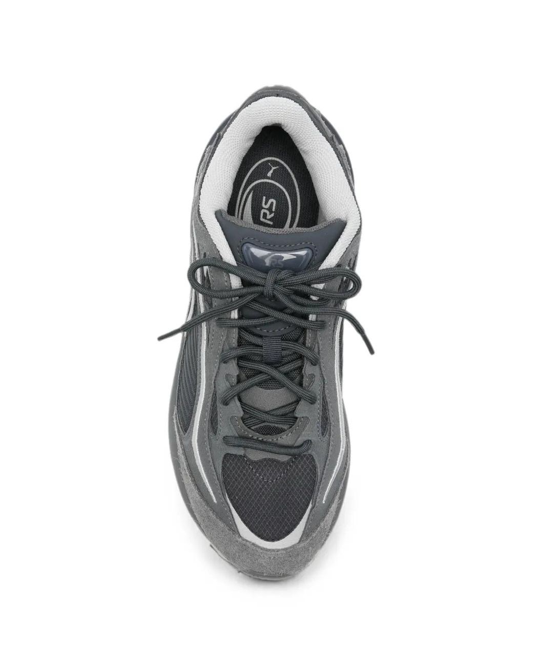 PUMA Gray Rs Surge Hairy-Suede Sneakers