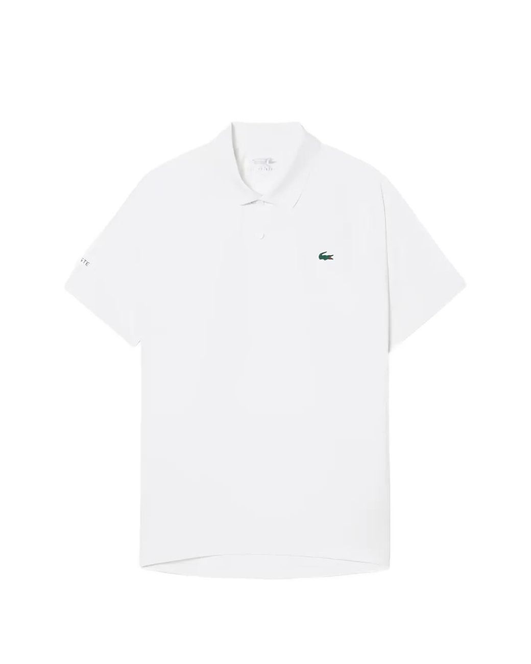 Lacoste White X Novak Djokovic On Court Polo Shirt for men