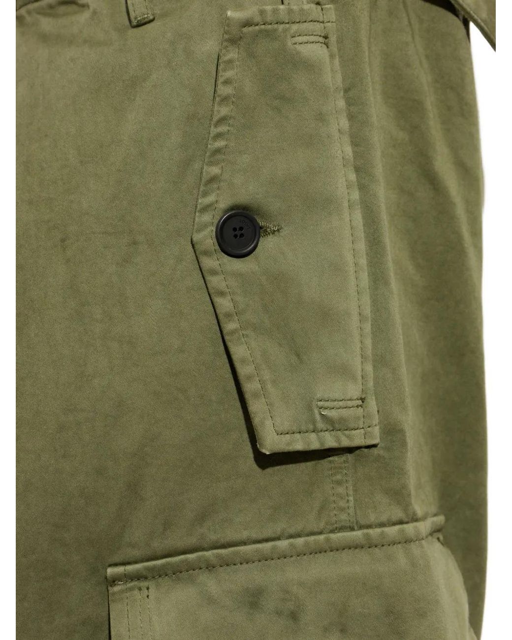 Loewe Green Belted Cargo Pants for men