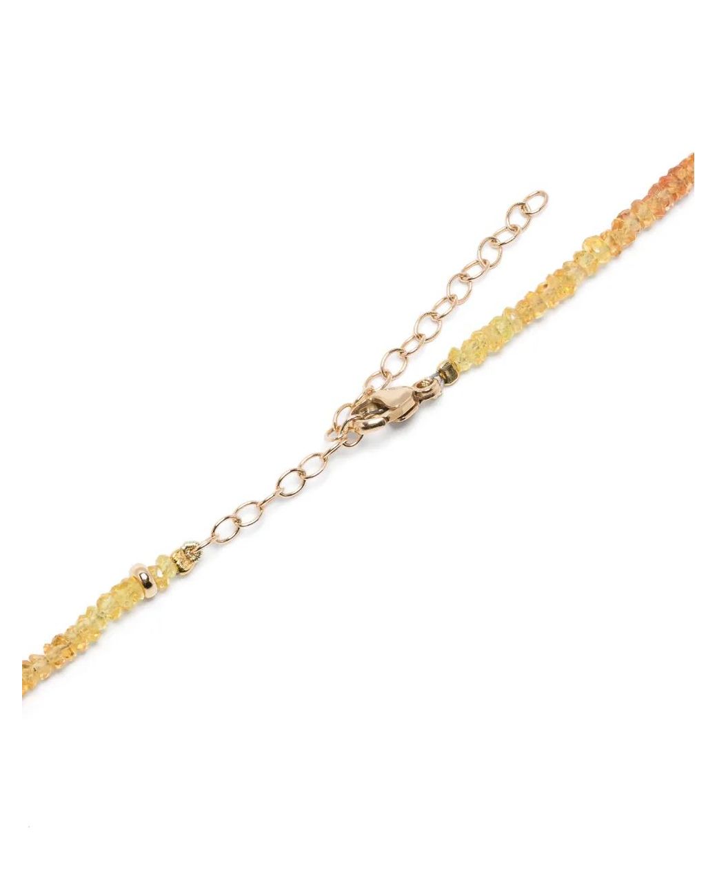 JIA JIA Natural 14Kt Arizona Citrine And Sapphire Necklace