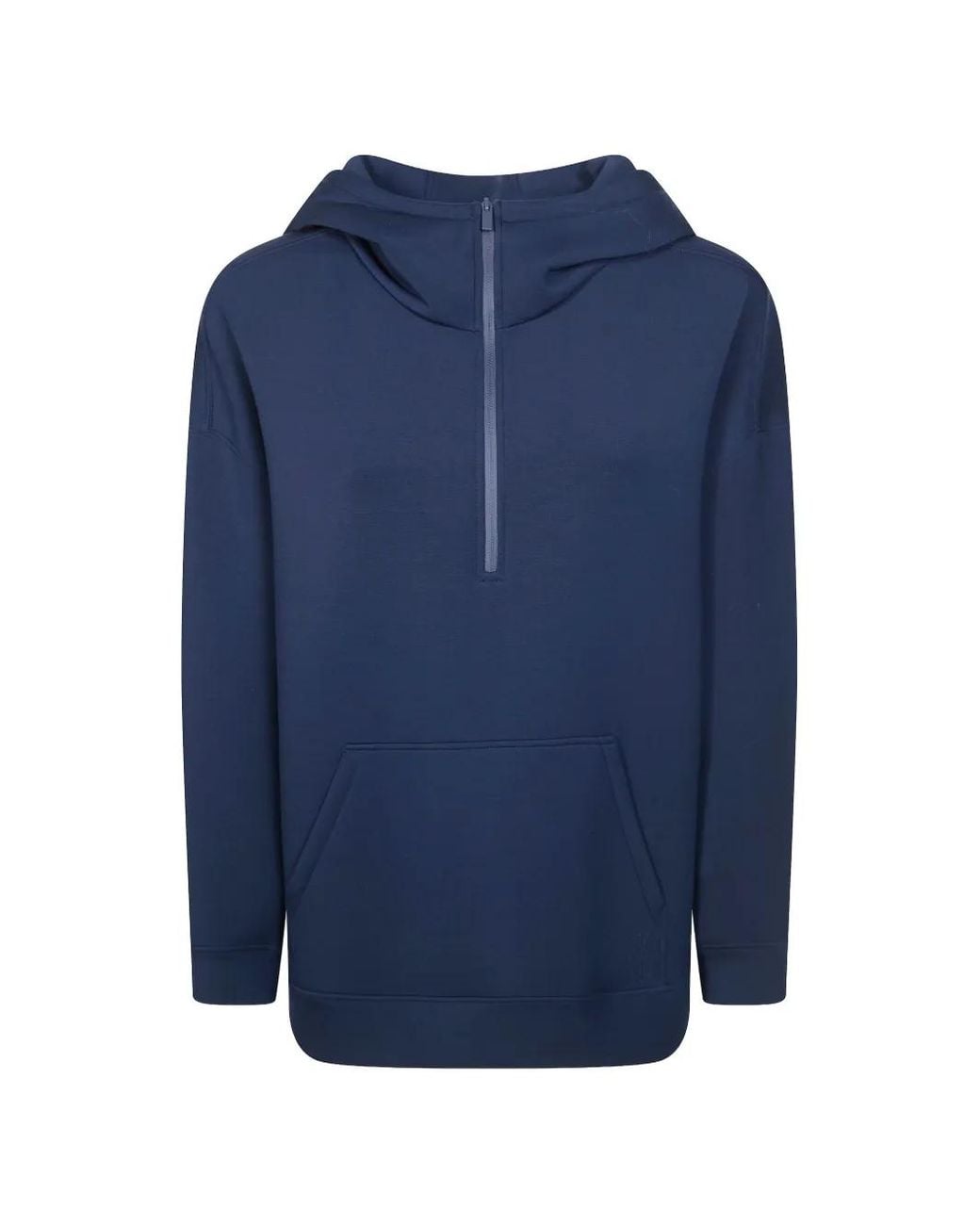 Weekend by Maxmara Blue Half-Zip Hoodie