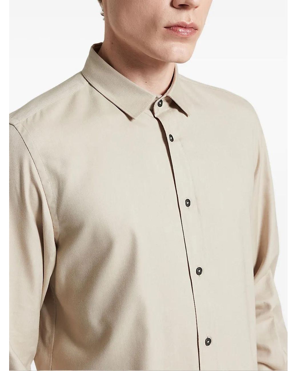Peserico Natural Long-Sleeve Shirt for men