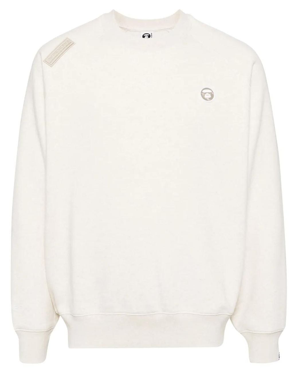 Sweat À Patch Logo Aape By A Bathing Ape pour homme en coloris White