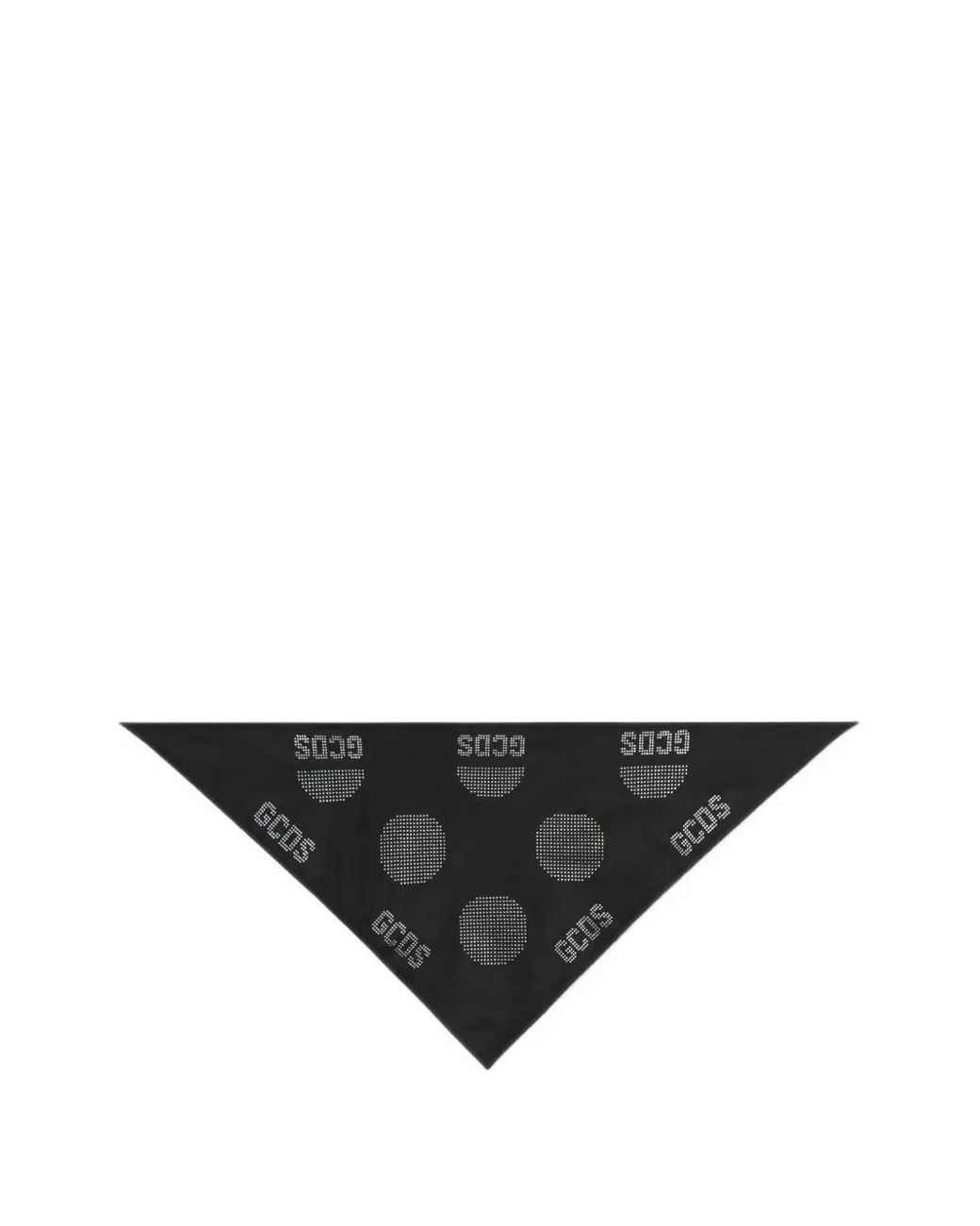 Gcds Black Crystal-Embellished Bandana