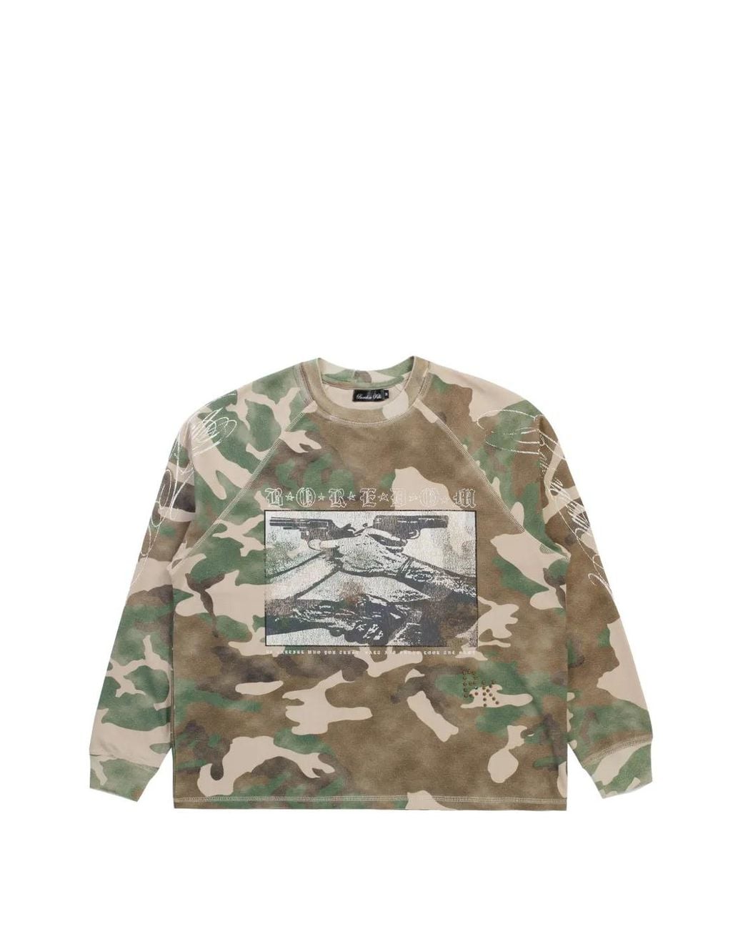 Boredom Kills Multicolor Sweat Trust À Manches Longues for men