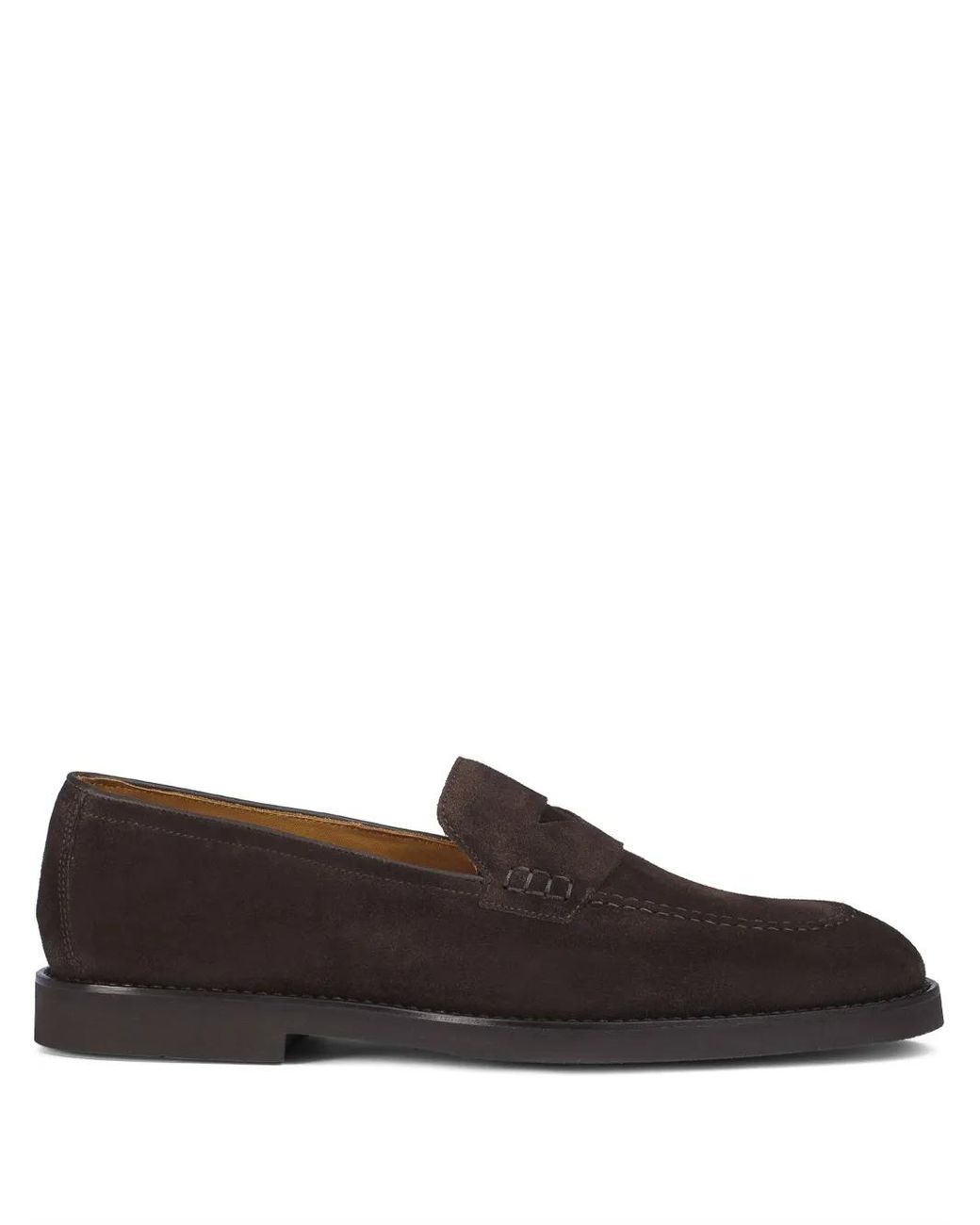 Doucal's Brown Suede Loafers for men