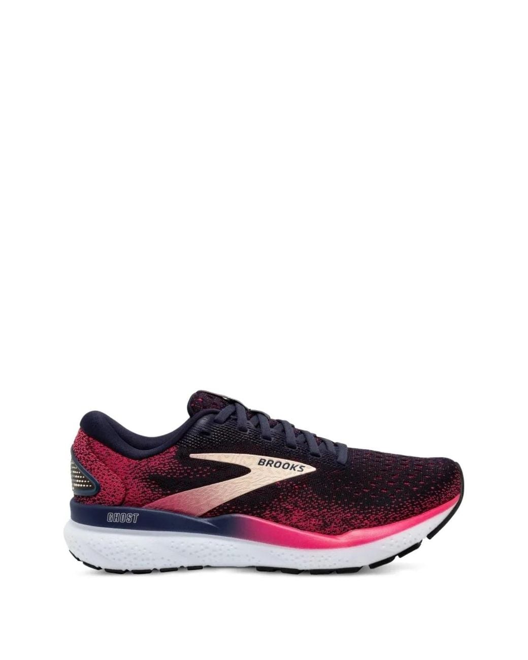 Brooks White Ghost 16 Performance Sneakers