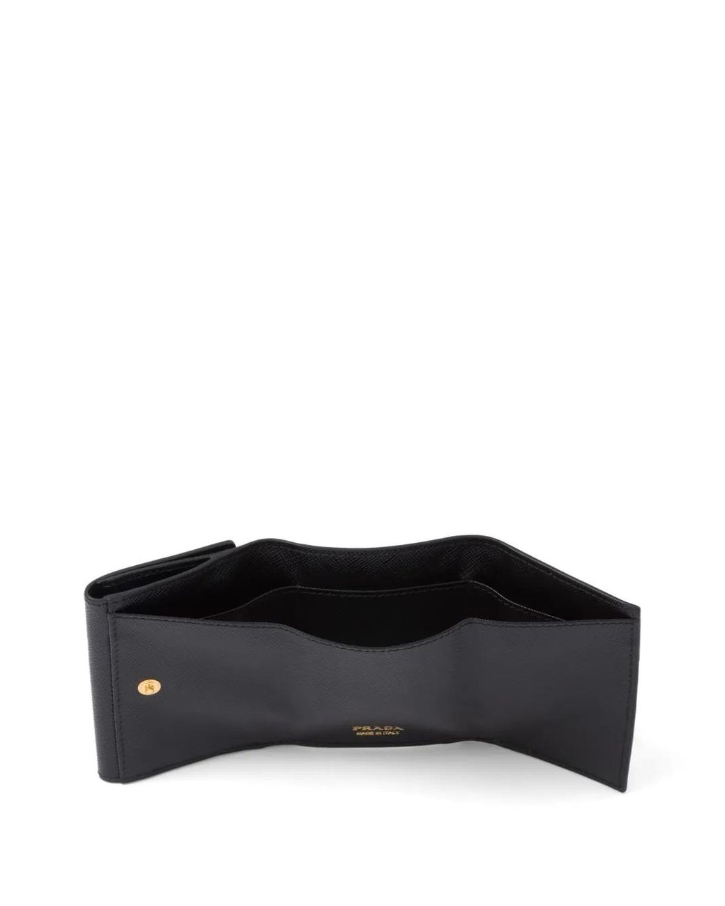Prada Black Small Saffiano Wallet