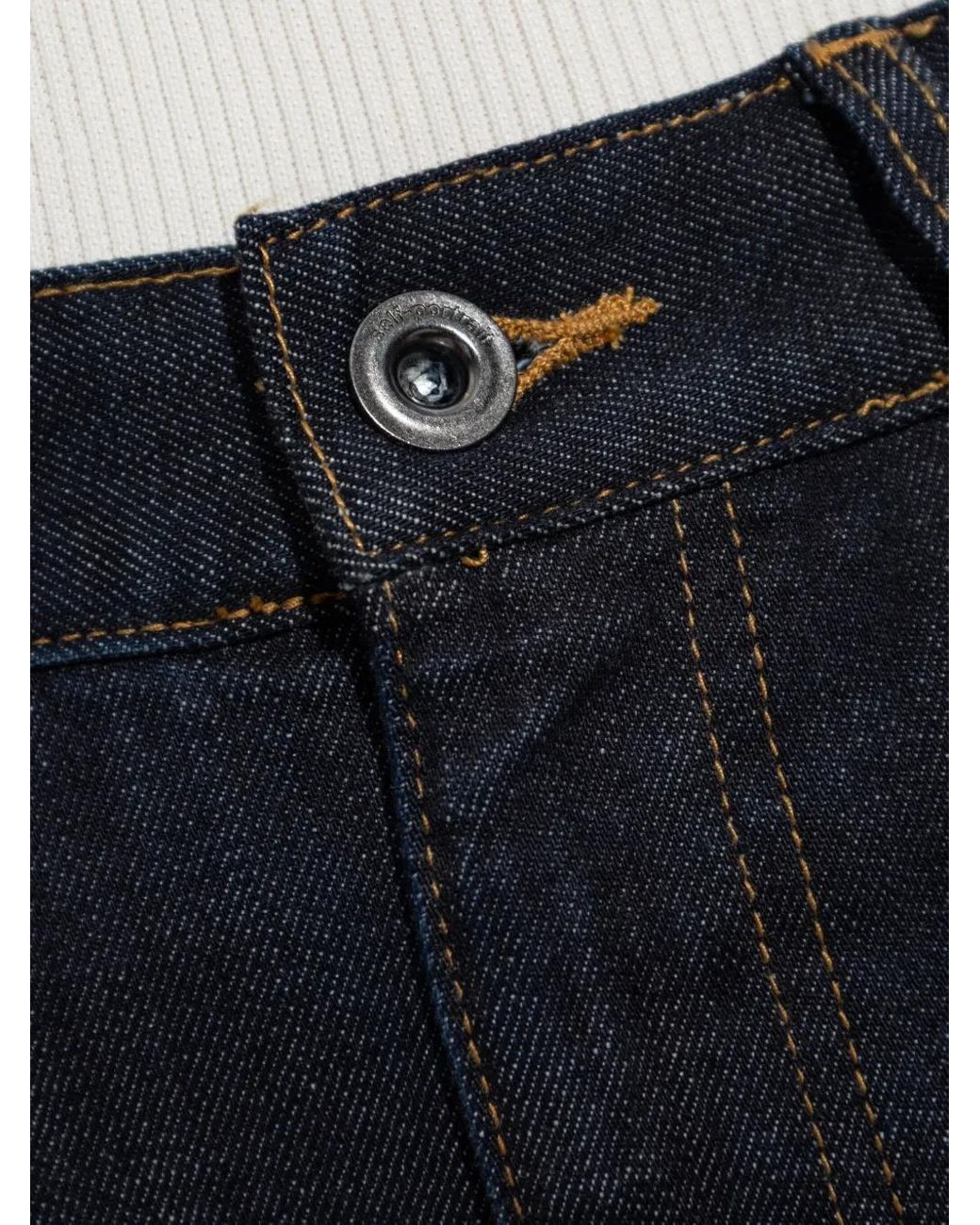 Self-Portrait Blue 5-Pockets Straight Jeans