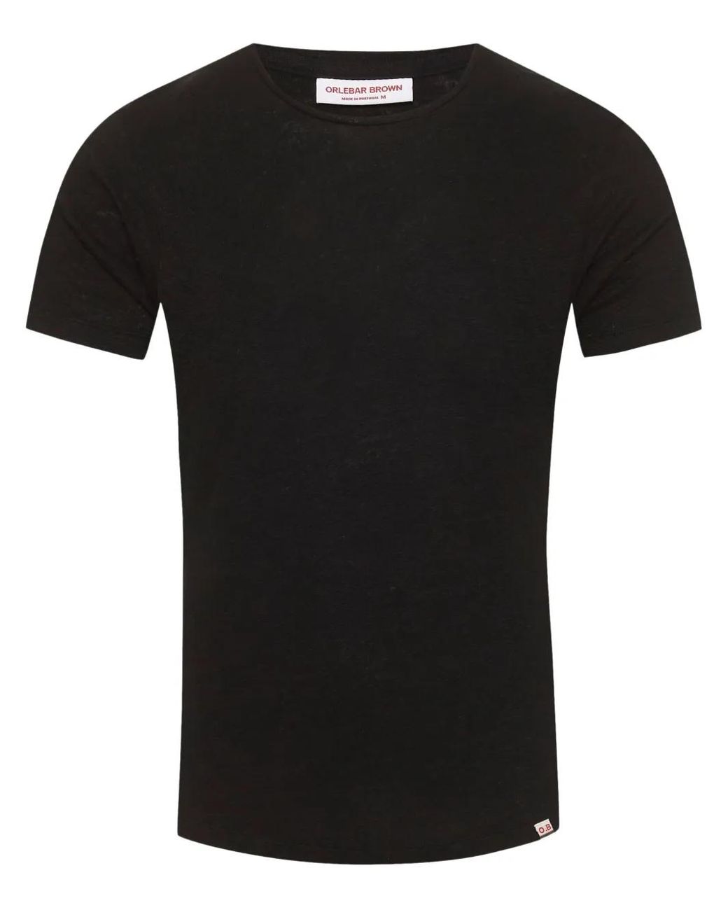 Orlebar Brown Black O.B T-Shirt for men
