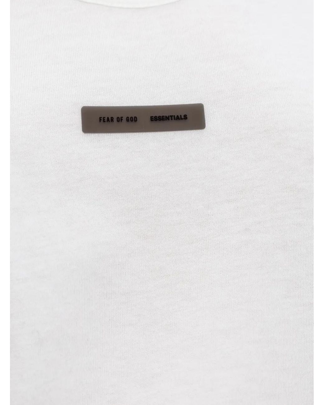 Fear Of God White Logo-Patch Tank Top