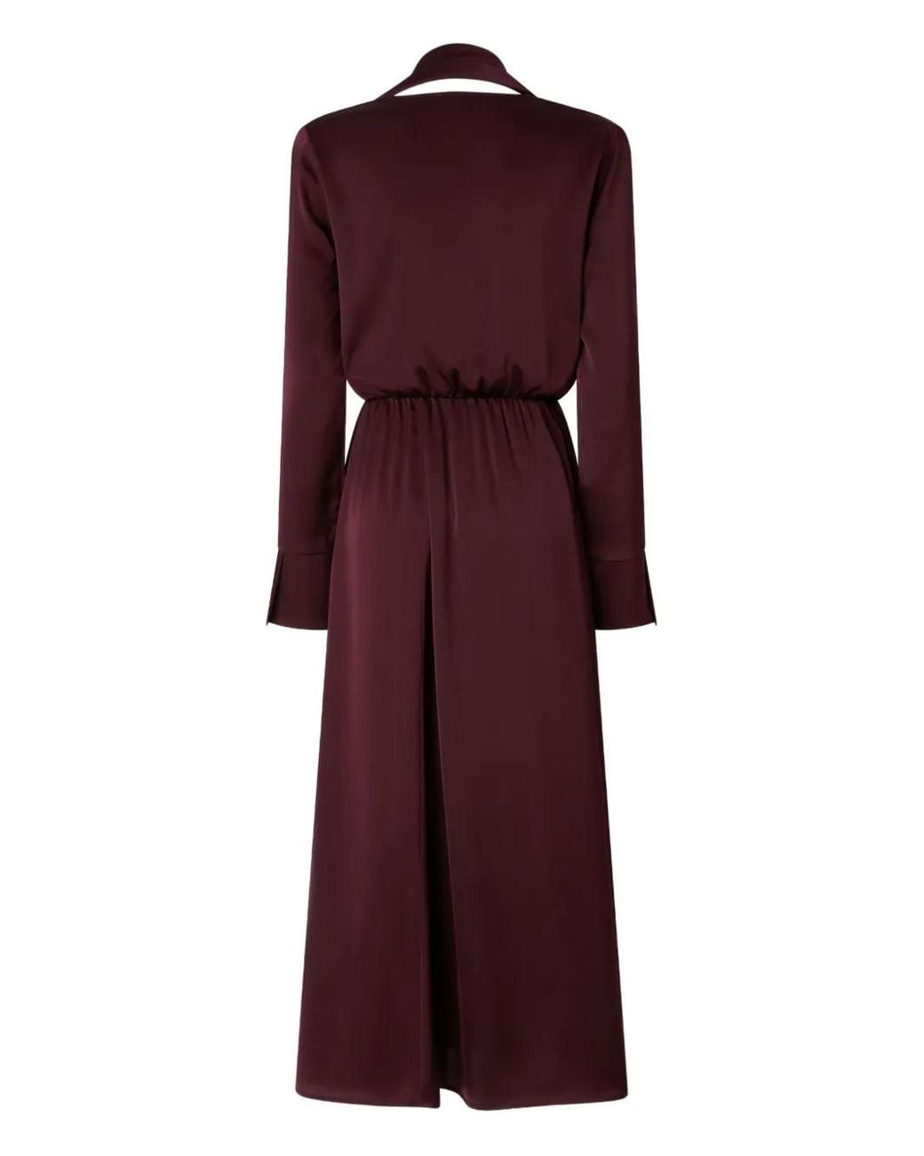 strapless open back dress Slim-fit midi dress with jewel strap