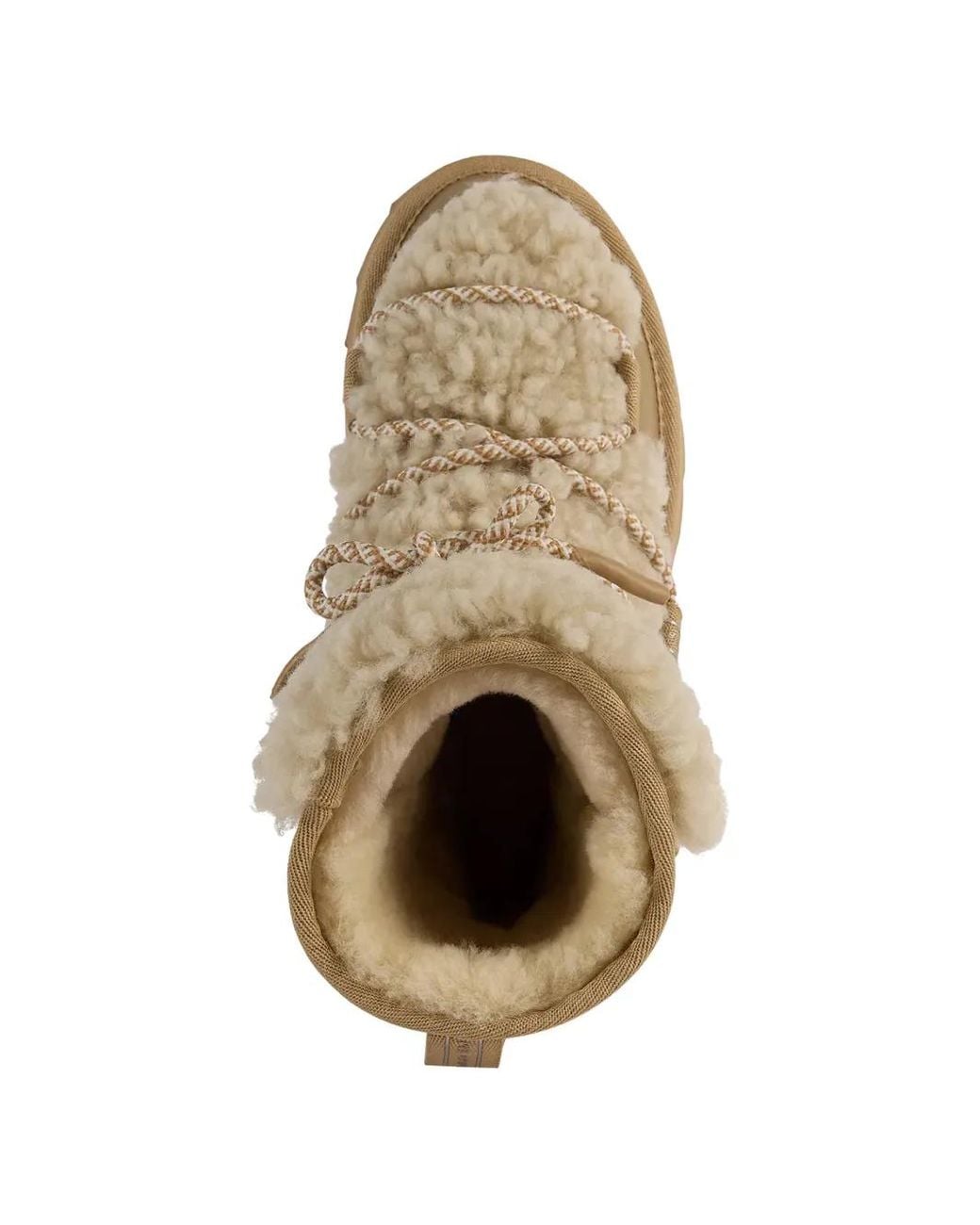 EMU Natural Blurred Teddy Ankle Boots