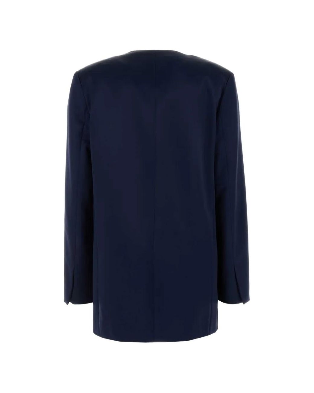 Alberta Ferretti Blue Double-Breasted Blazer