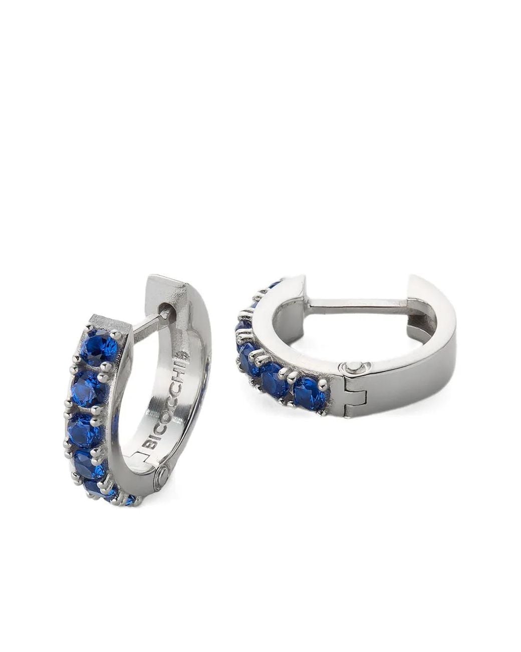 Emanuele Bicocchi Blue Boucles D'Oreilles À Détails De Breloques