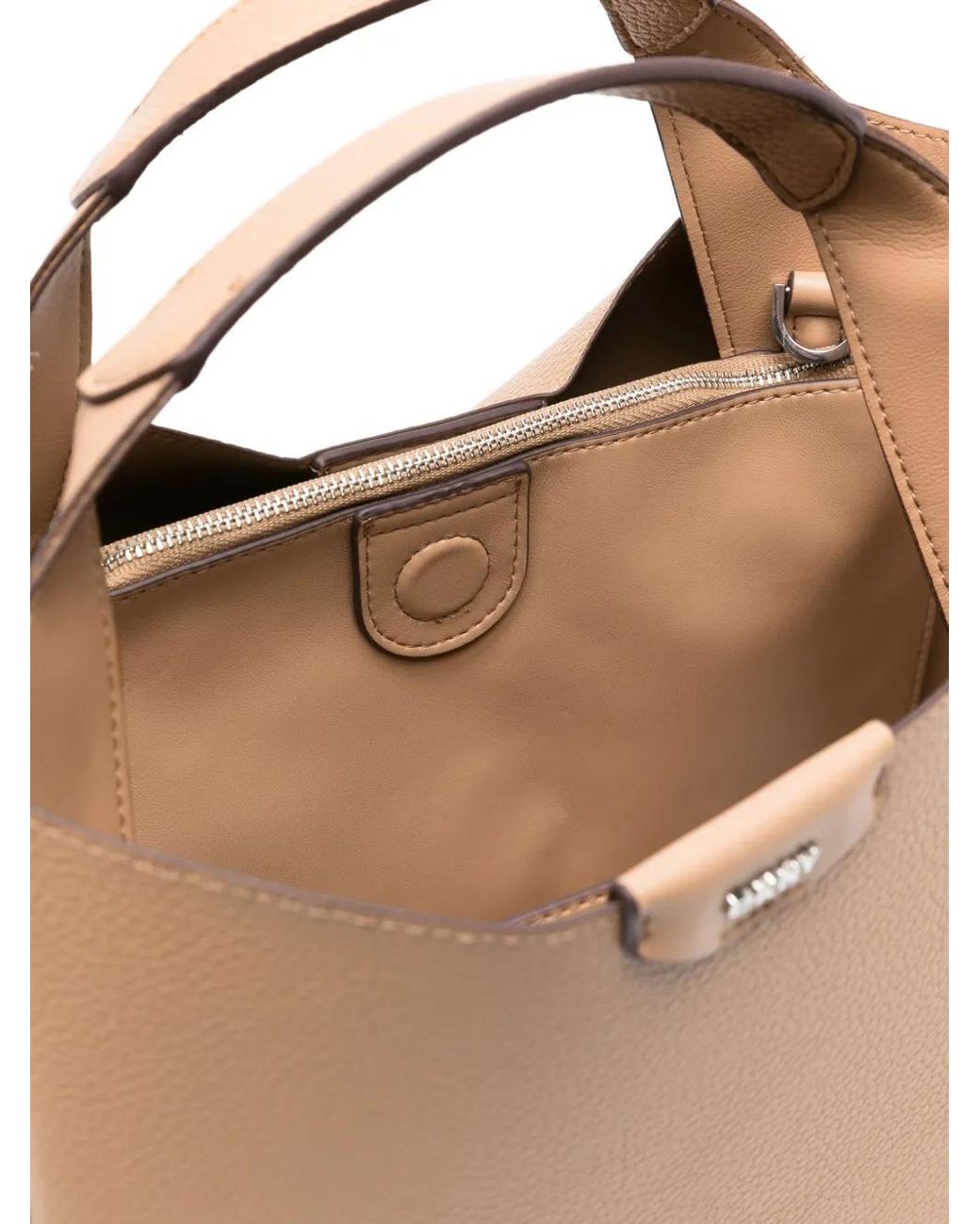 DKNY Natural Small Logo-Detail Tote Bag