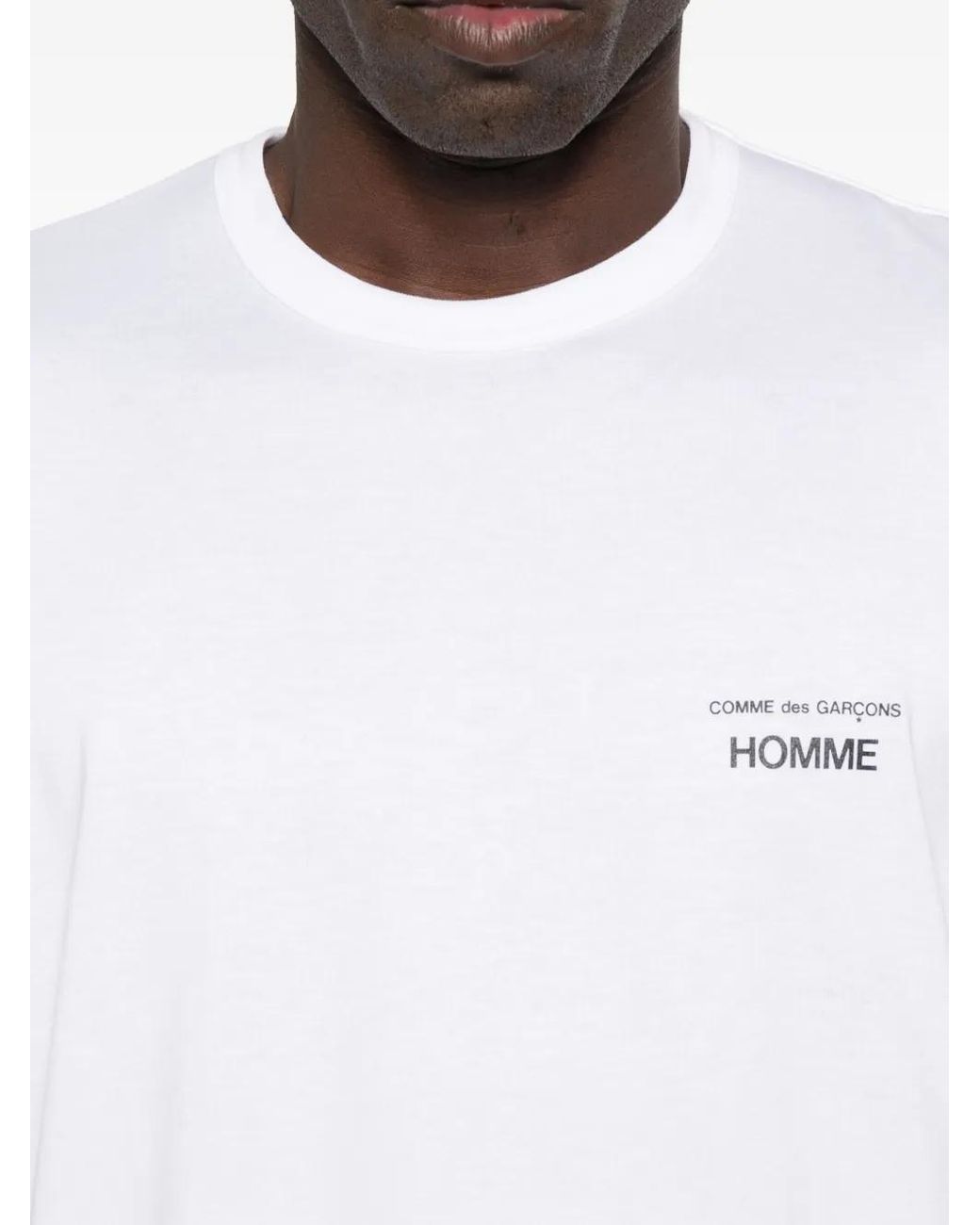 Comme des Garçons White Logo-Detail T-Shirt for men