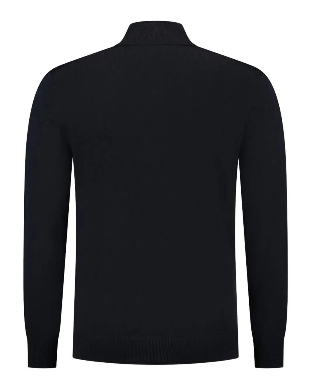 Zanone Blue Half-Zip Sweater for men