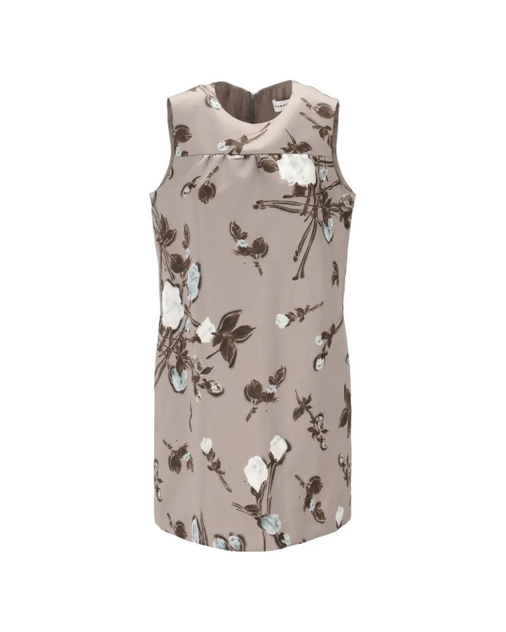 P.A.R.O.S.H. White Floral Dress