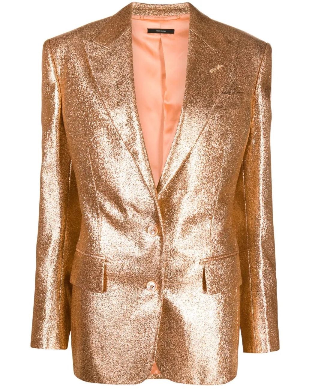 Tom Ford Brown Single-Breasted Blazer