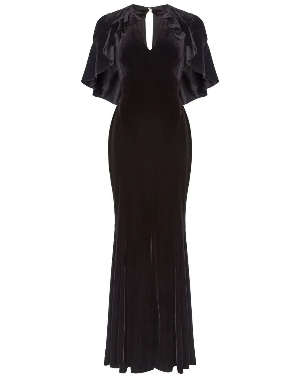 Temperley London Black Ashcombe Midi Dress