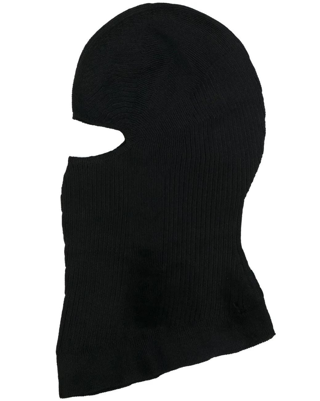 M I S B H V Black Logo-Embroidered Knitted Balaclava