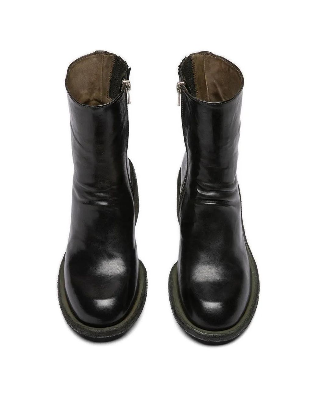 Officine Creative Black Wilds 004 Ankle Boots