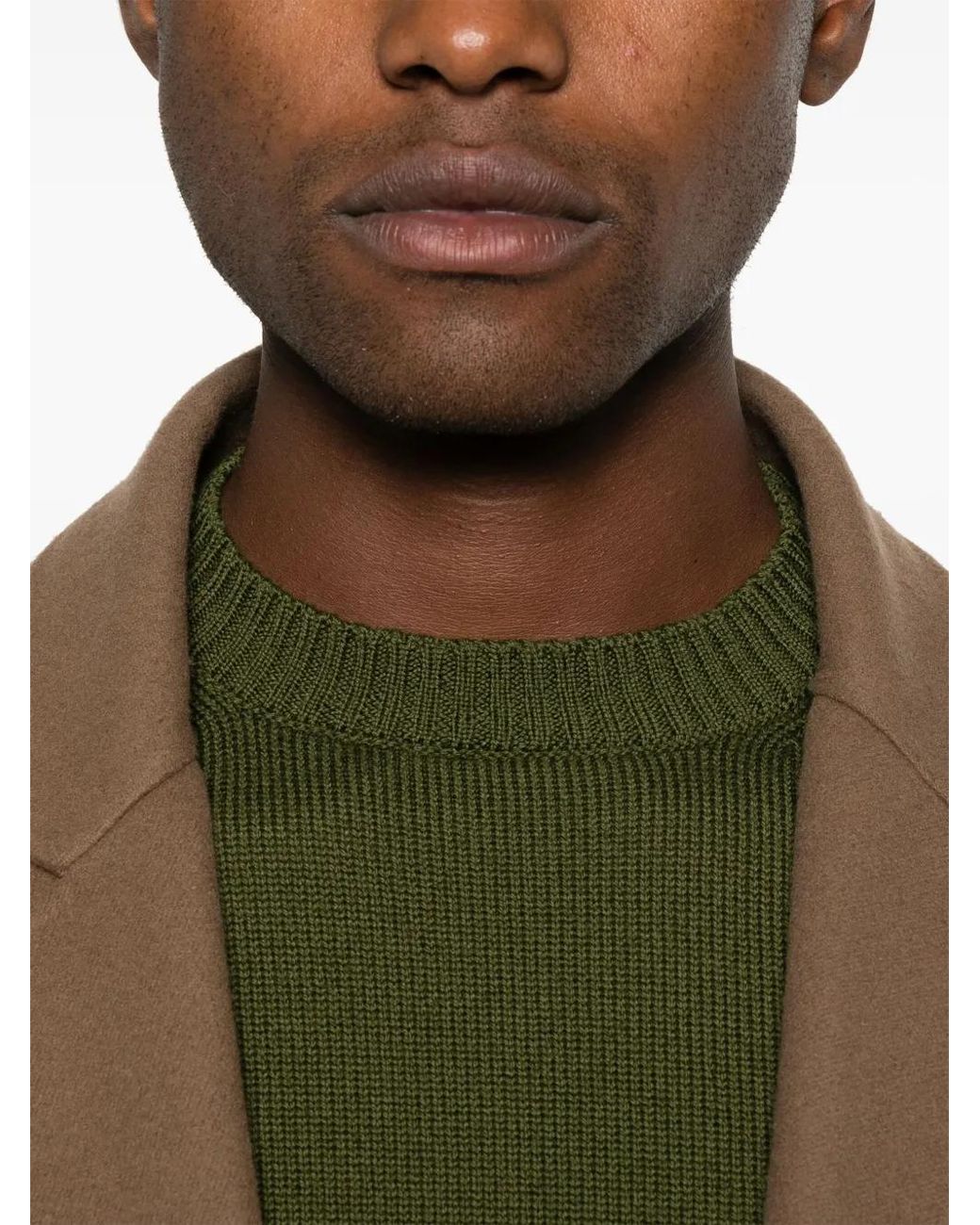Ballantyne Green Wool Sweater for men