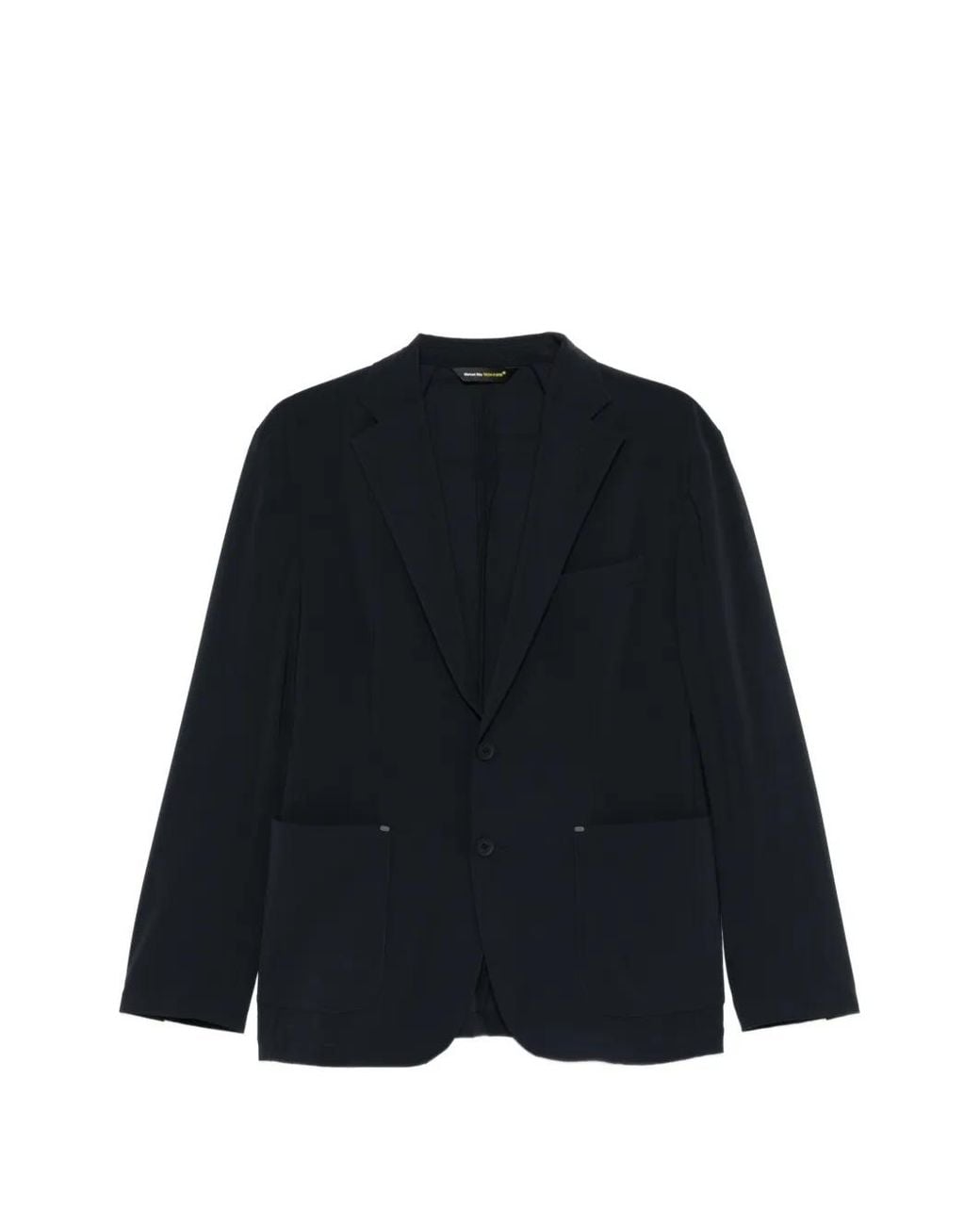 Manuel Ritz Black Pocket Long-Sleeve Blazer for men