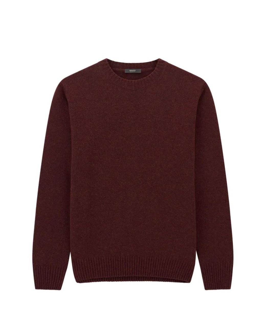 Boggi Red Crew Neck Jumper for men