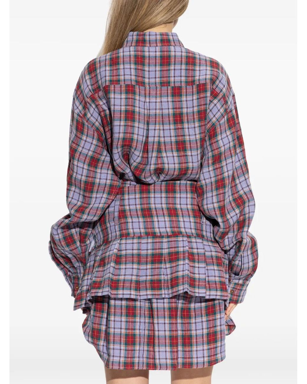 Vivienne Westwood Purple Shirt Dresses