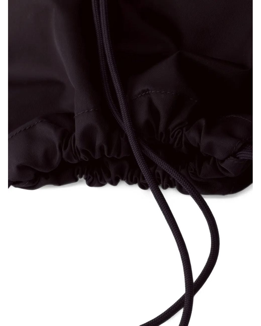 Prada Black Re-Nylon Drawstring Backpack