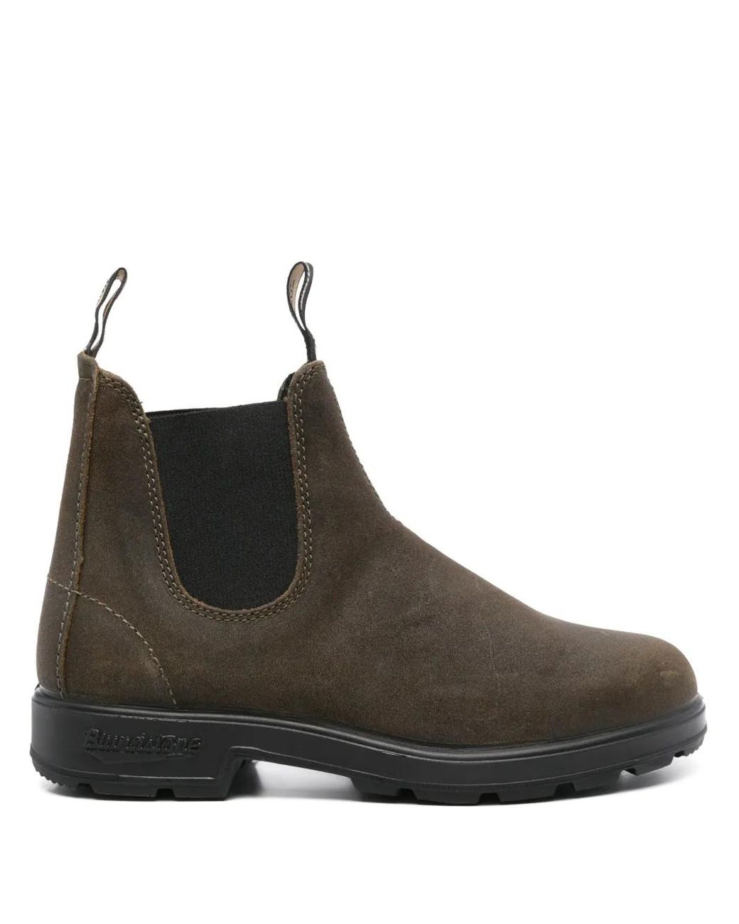 Blundstone Brown Suede Chelsea Boots for men
