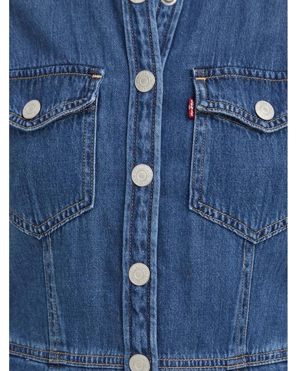 white christmas dresses Rodeo Darling Denim Dress Large main image 1