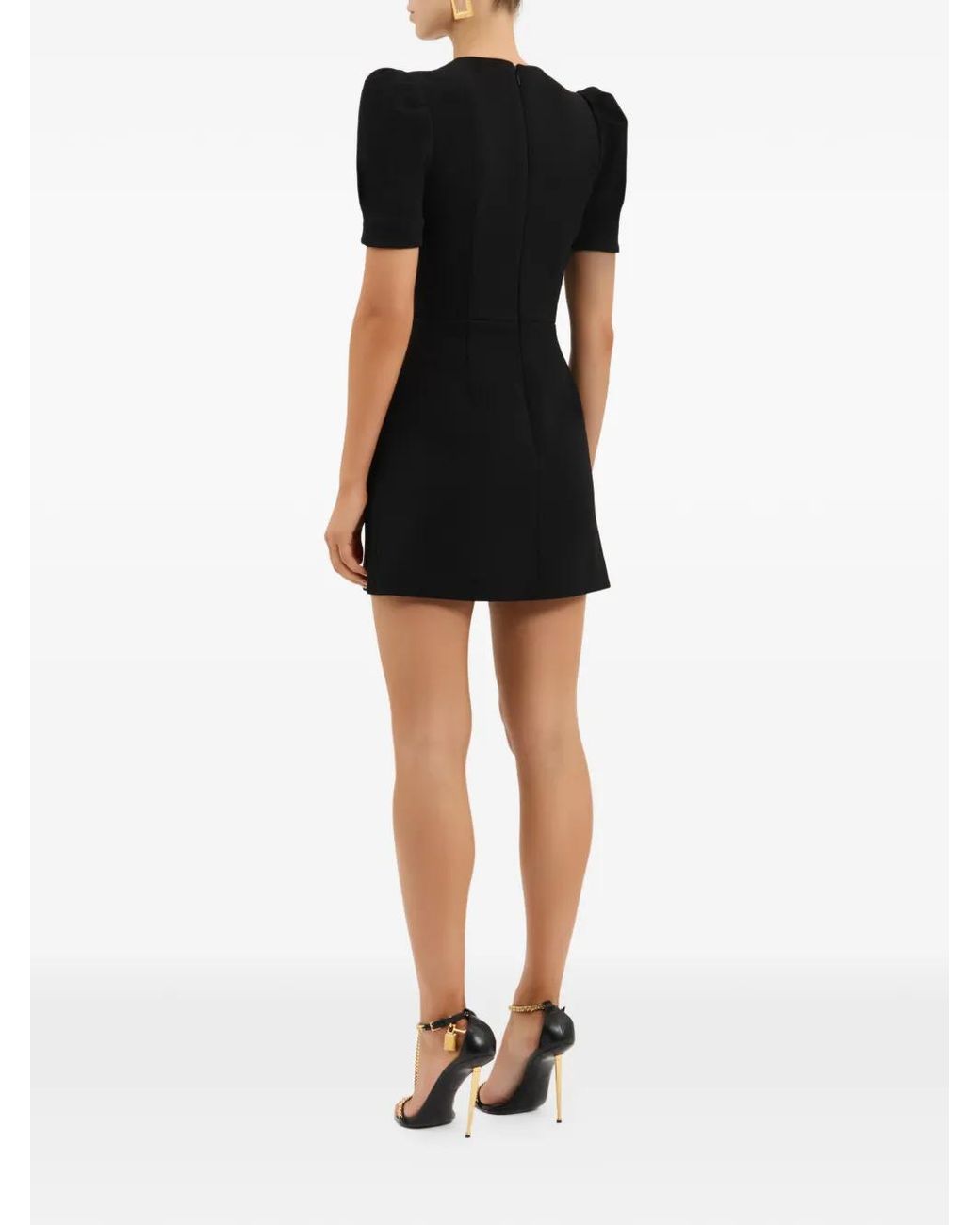 Rebecca Vallance Black Alexandrite Mini Dress