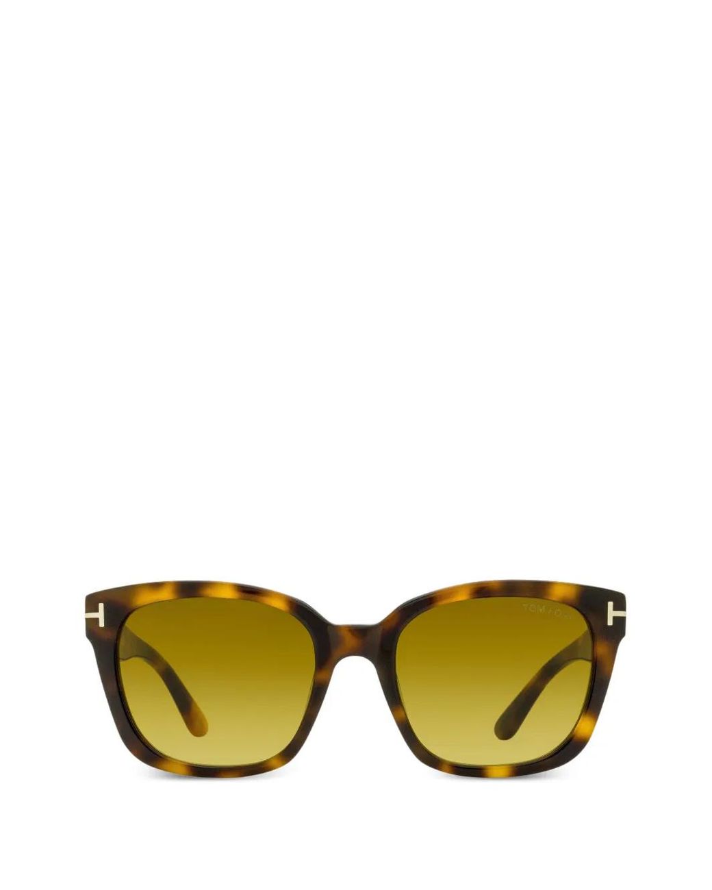 Tom Ford Green Sonnenbrille Mit Eckigem Steg