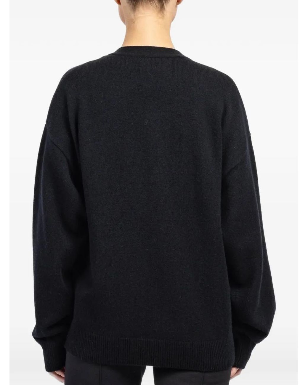 Extreme Cashmere Black Jonah Button Cardigan