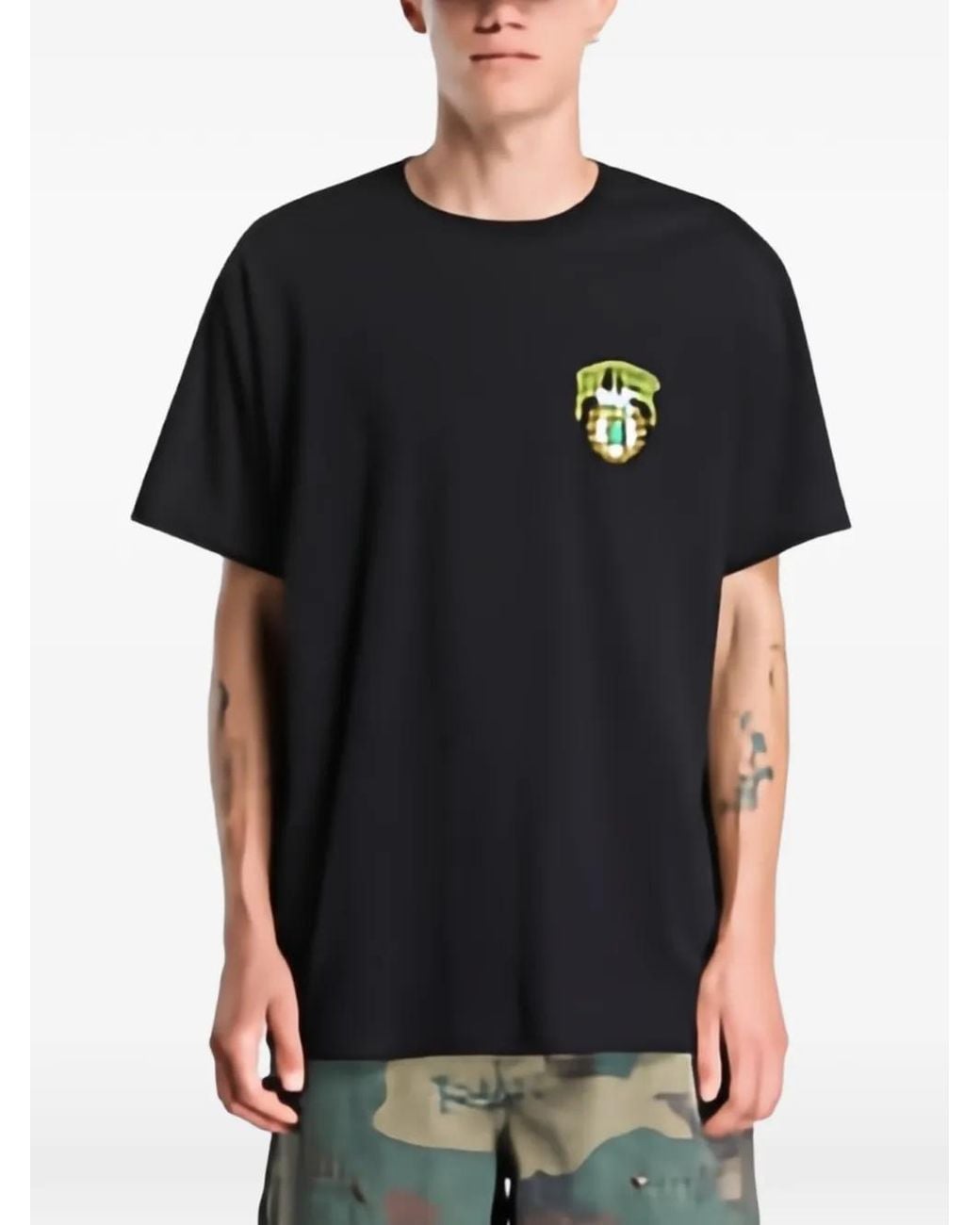RIPNDIP Black Sanctum Crew-Neck T-Shirt for men