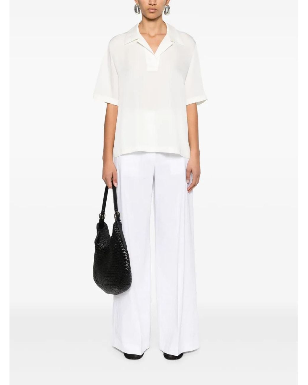 Theory White Trousers