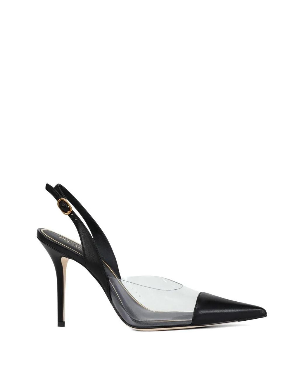 POTAMY Metallic Slingback Pumps