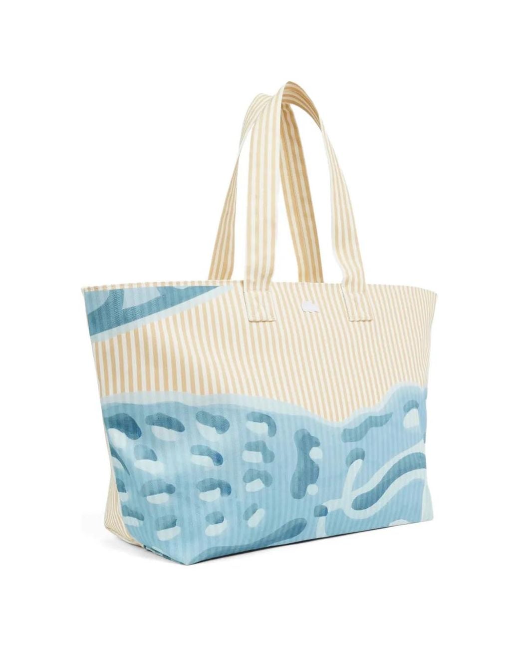 Lacoste Gestreepte Shopper in het Blue